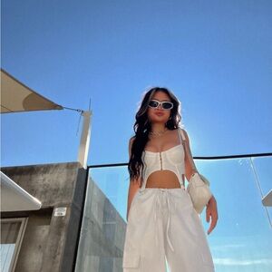 EDIKTED White Corset Top